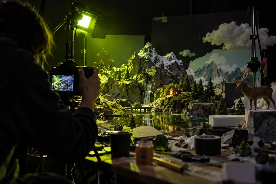 Unvorbereitetes Videobild mit störenden visuellen Unstimmigkeiten