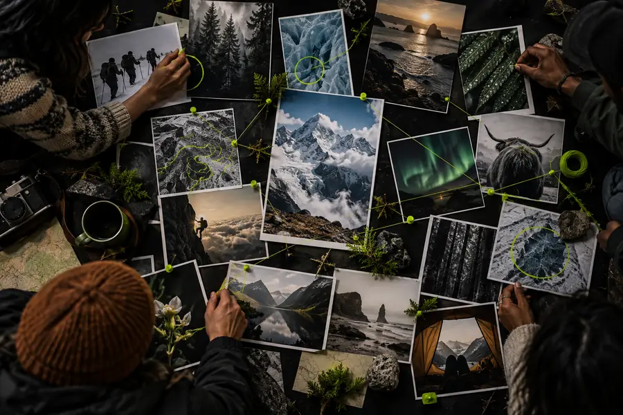 Visual representing a community-led media search